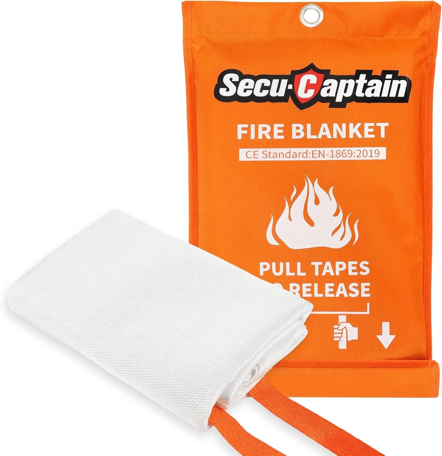 Emergency Fire Blanket for Home and Kitchen 40″X40″ Flame Suppression Fiberglass