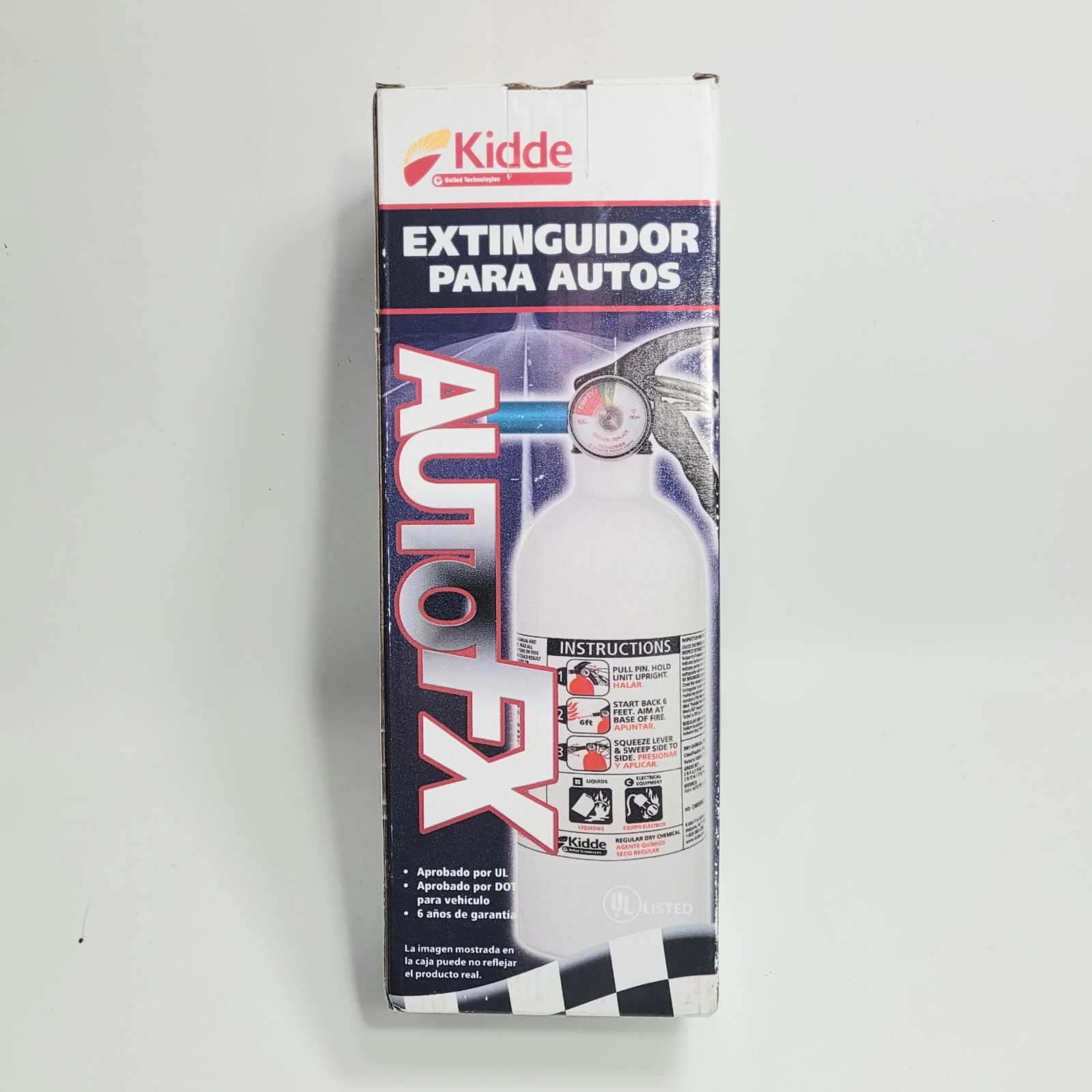 Kidde 408-21006287MTL Auto FX5 Fire Extinguisher Car Truck Racing