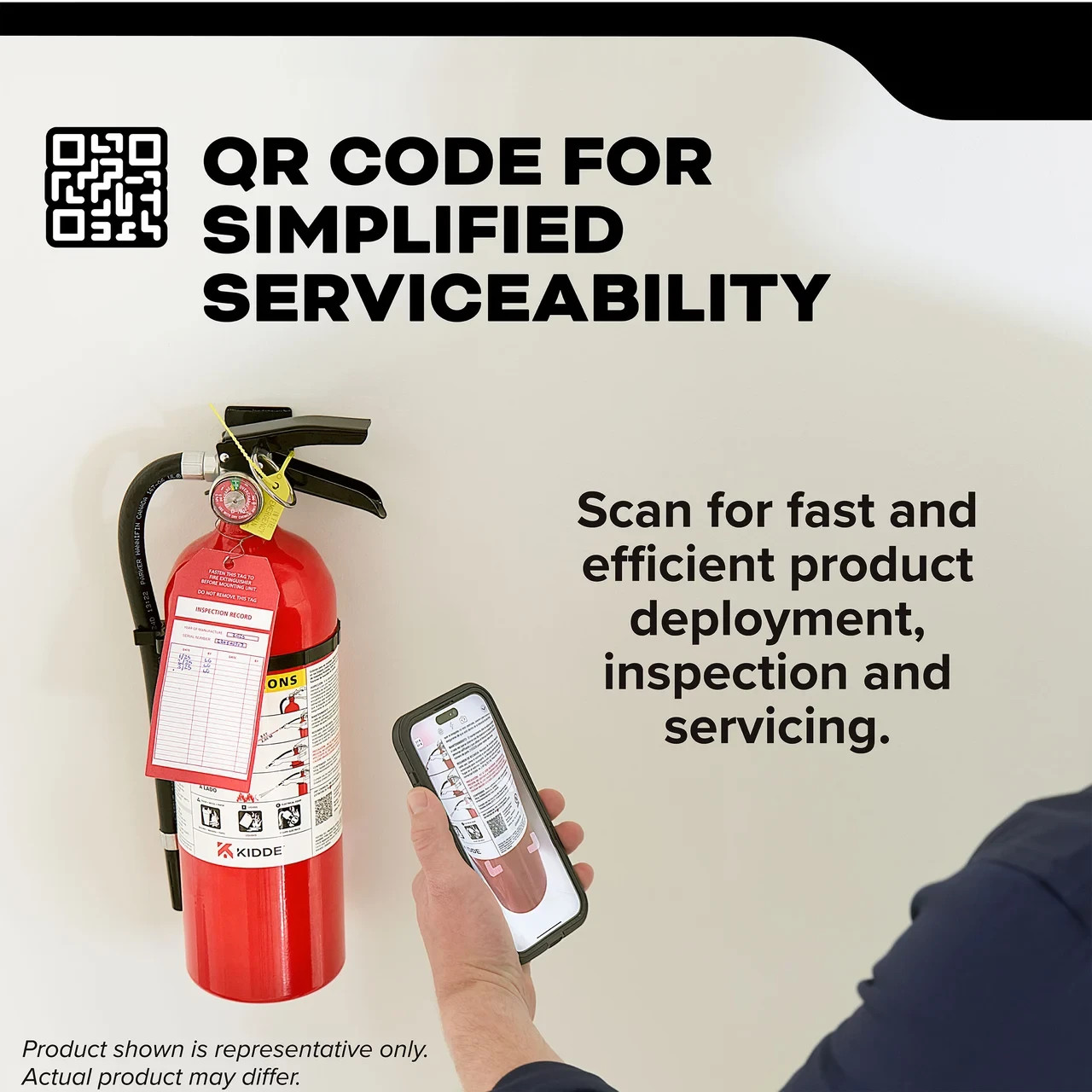 Kidde PRO 340 Commercial-Grade Fire Extinguisher 3A40BC Model PRO-5MP-1