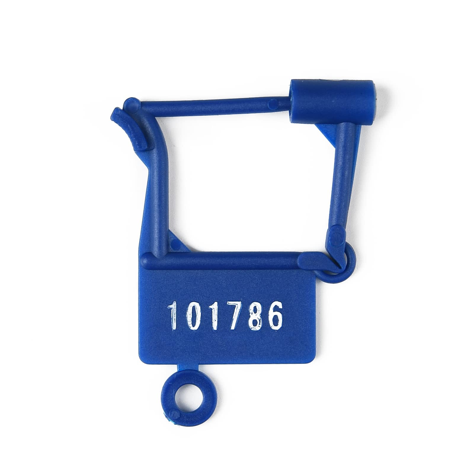 1000pcs Plastic Padlock Seals Tags Disposable Self-Locking Numbered Tag Tampe…