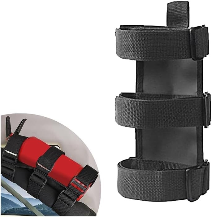 Car , Adjustable Offroad Vehicle Fire Extinguisher Mount Strap, Automotive Ro…