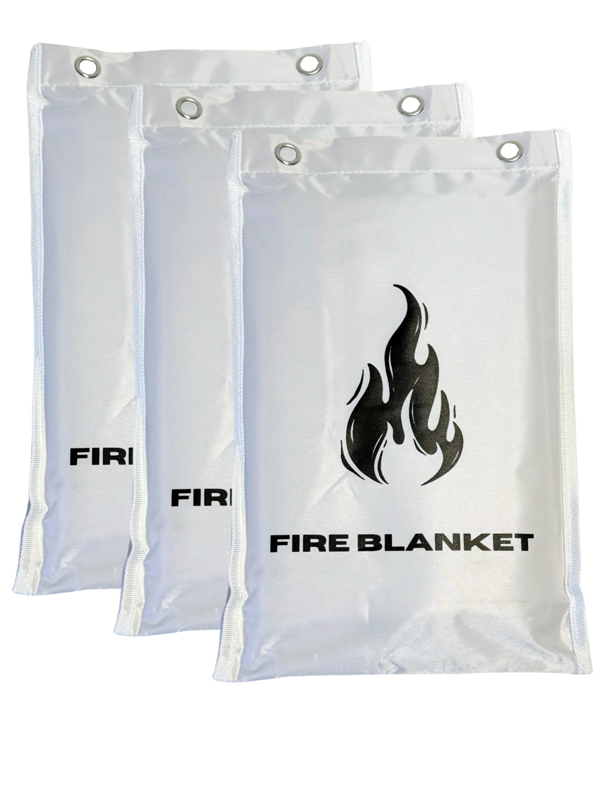 Motivpart Fire Blanket Emergency Survival Kit 2 Pack Size 39″x39″ Safety Blanket