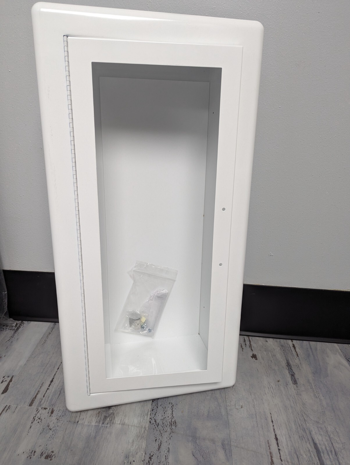 ULINE FIRE EXTINGUISHER CABINET H-5800 10 LB See Photos for Spec Sheets