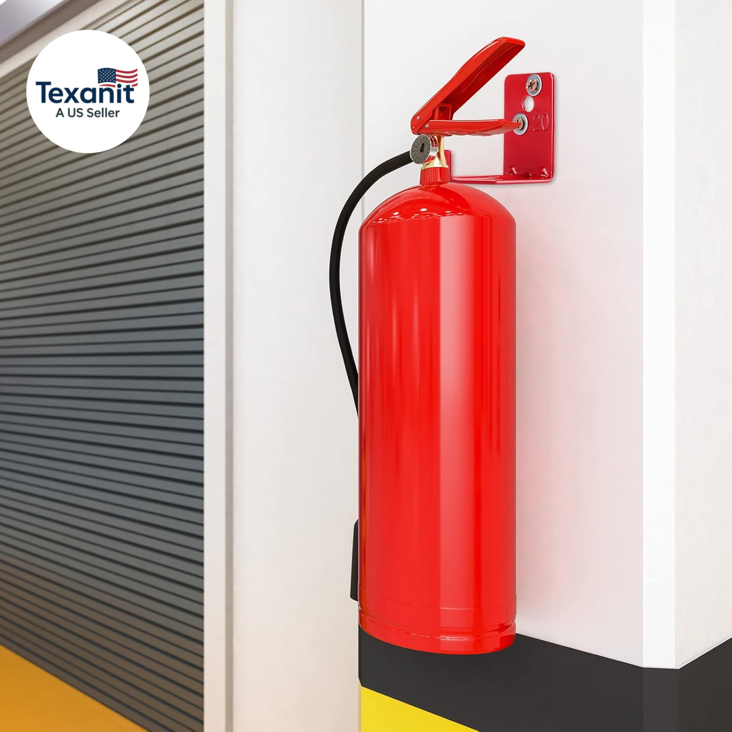 20 Pack Fire Extinguisher Mount Universal Bracket 5 to 40 Lb Fire Extinguisher H