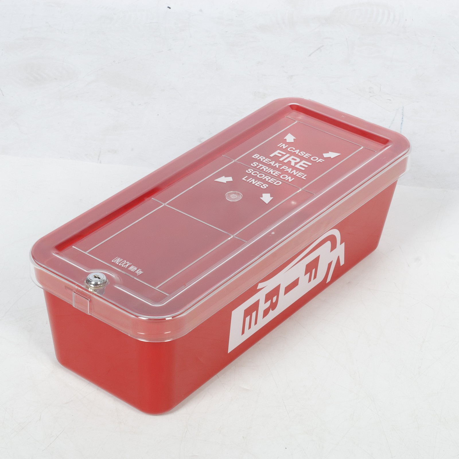 Fire Extinguisher Cabinets Box Red Plastic ABS Cover Case for 5LB 4pcs/Pack