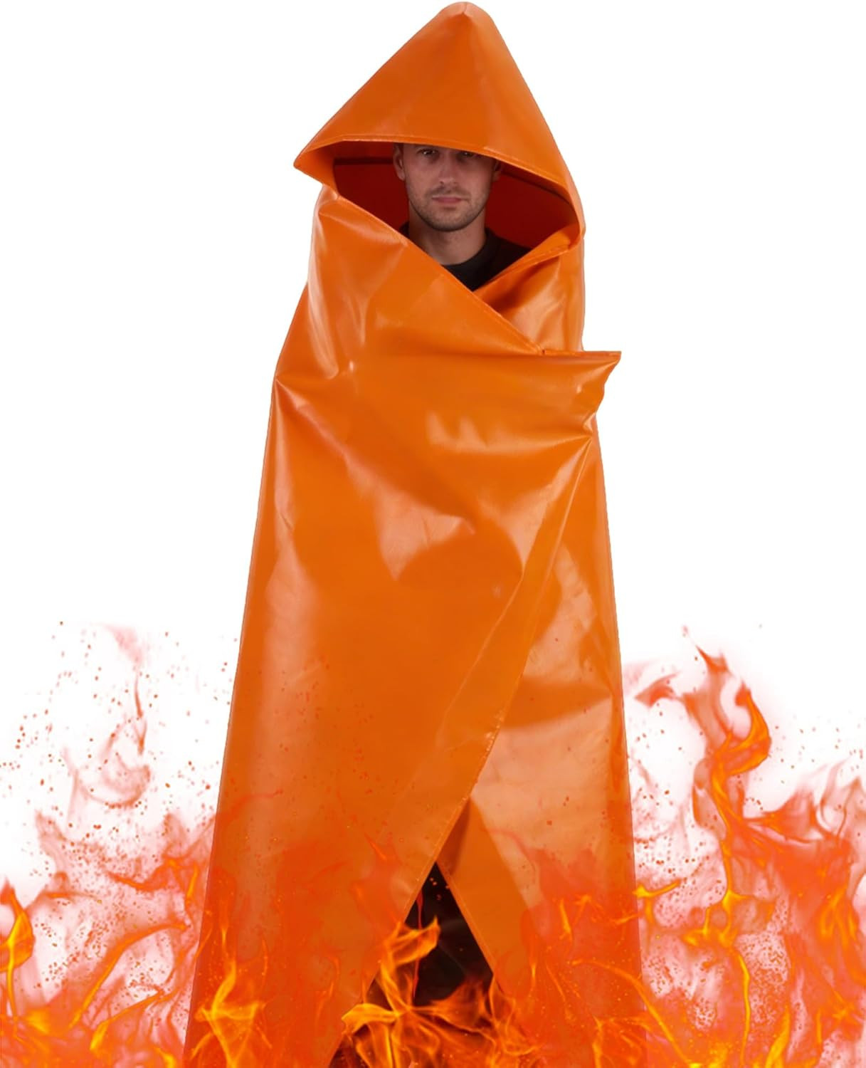 Emergency Fireproof Cloak for Home Essentials – Safe Fire Escape Cloak for Adul