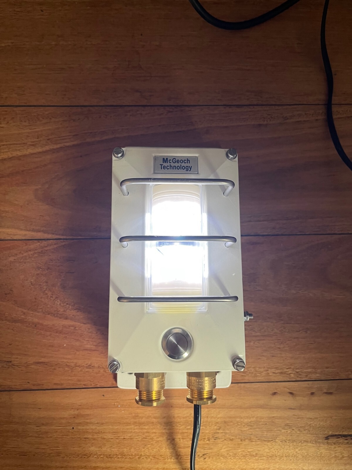 LED Automatic Emergency Light McGeoch Garage Bush fire shelter cellar