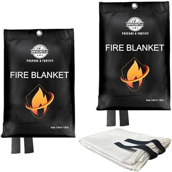 Safecastle Fire Blanket Emergency Survival Safety Fire Suppression Variety Kit