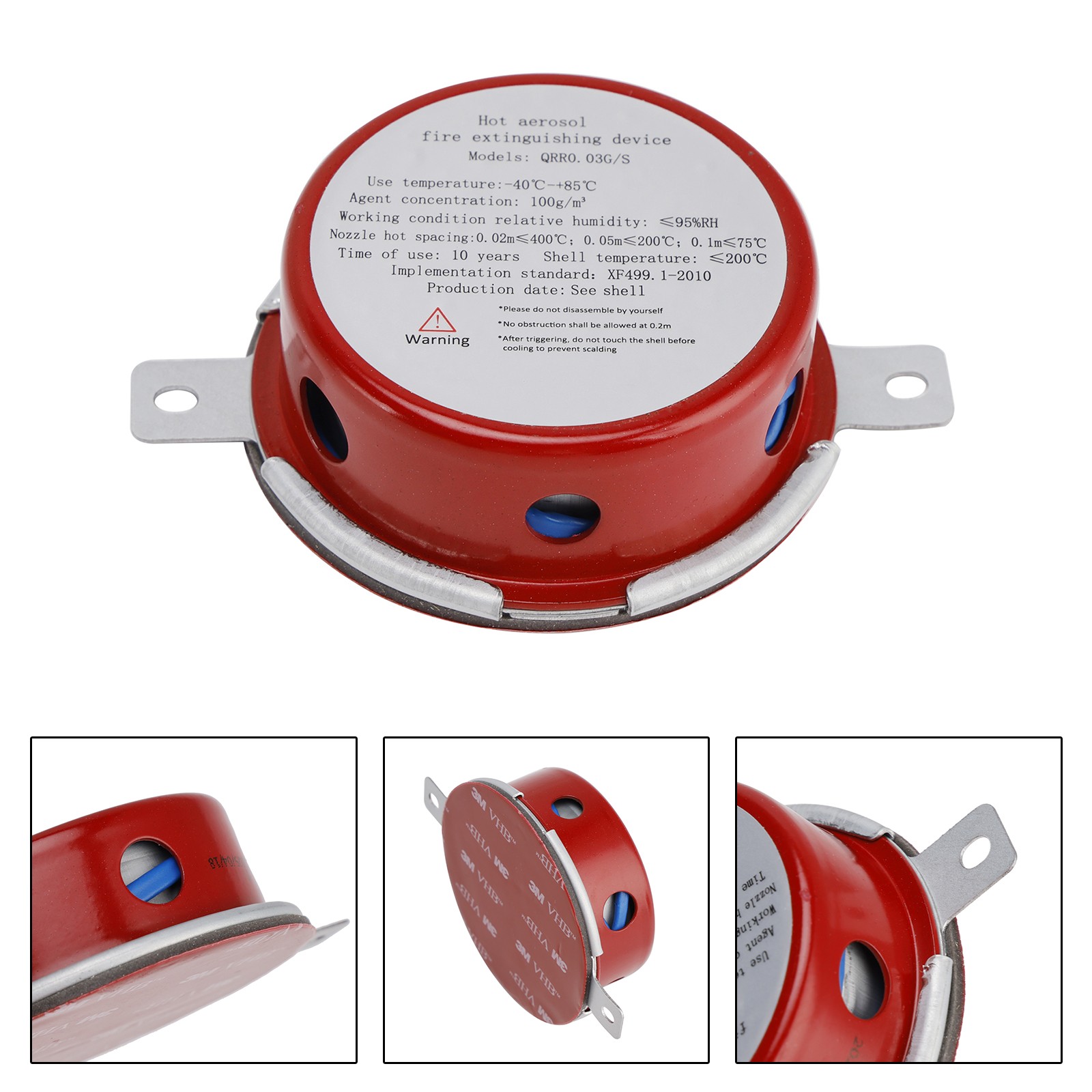 Aerosol Fire Extinguisher 30g Non-Toxic No Residue for Battery Fire