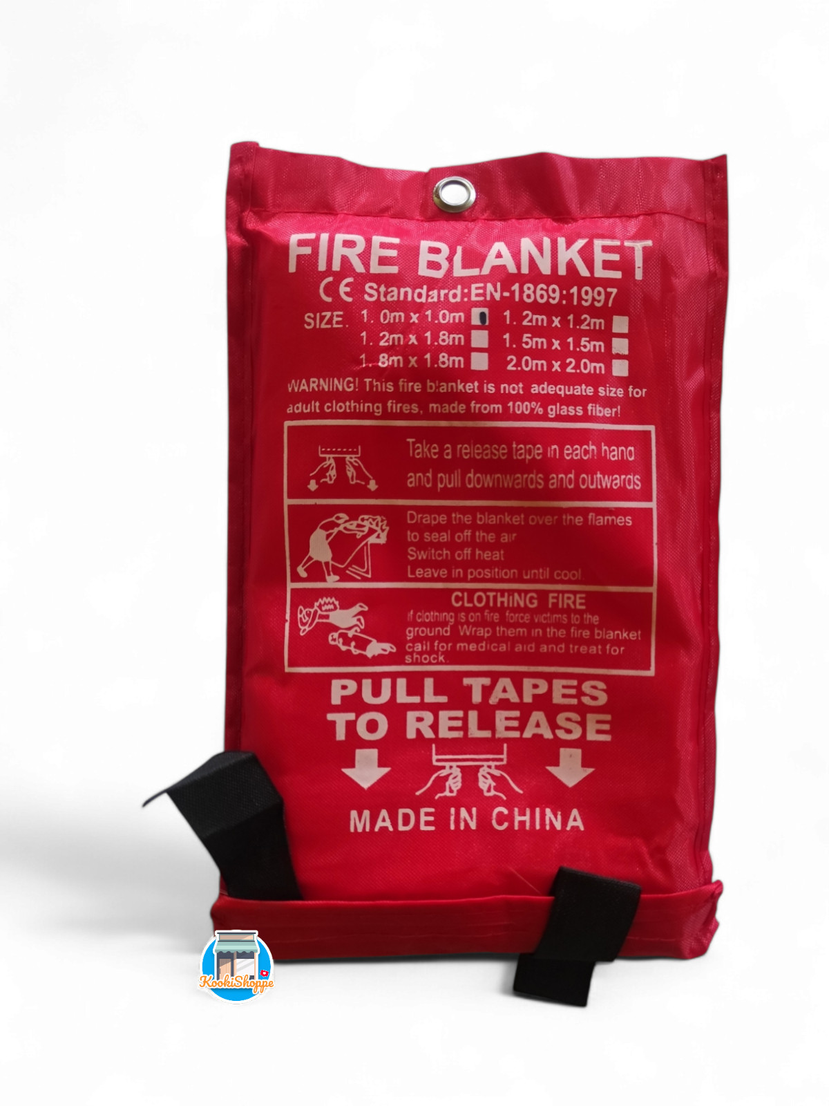 1 Pack FIRE BLANKET Fiberglass Hero Emergency Home Retardant Prepared 40”x40”