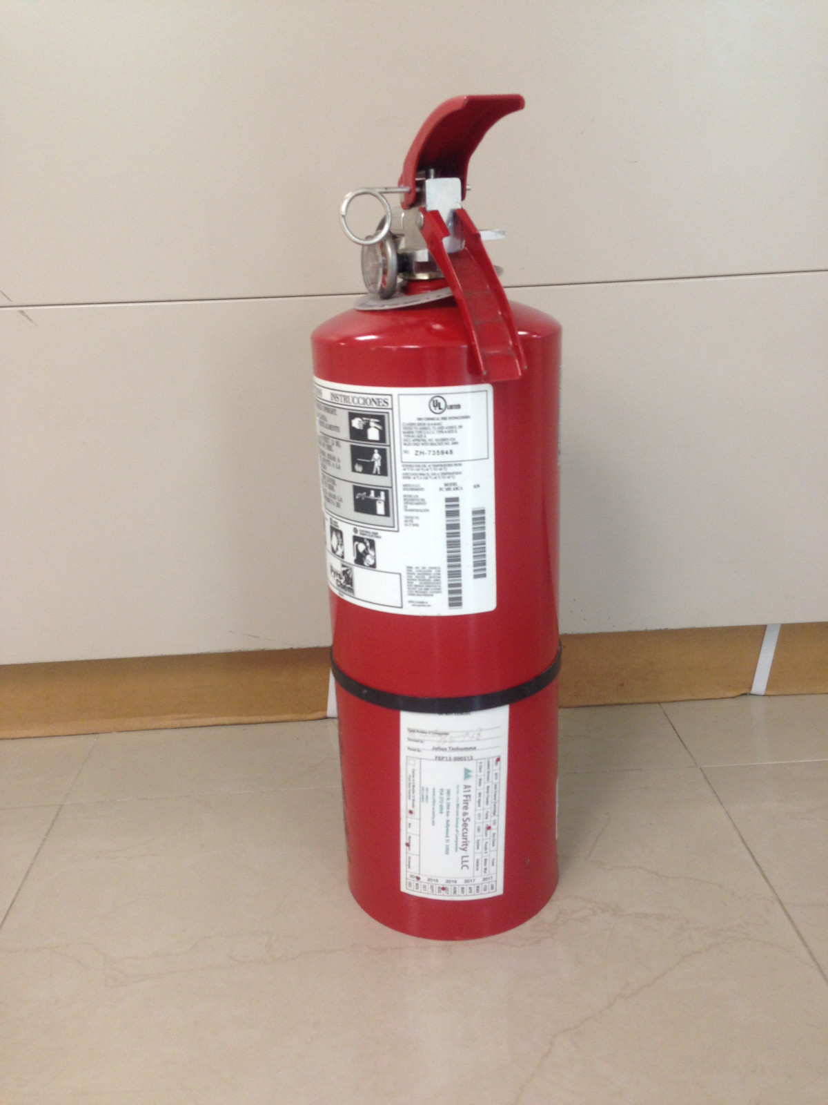Amerex fire extinguisher fully charged (Need Recertification for business use )