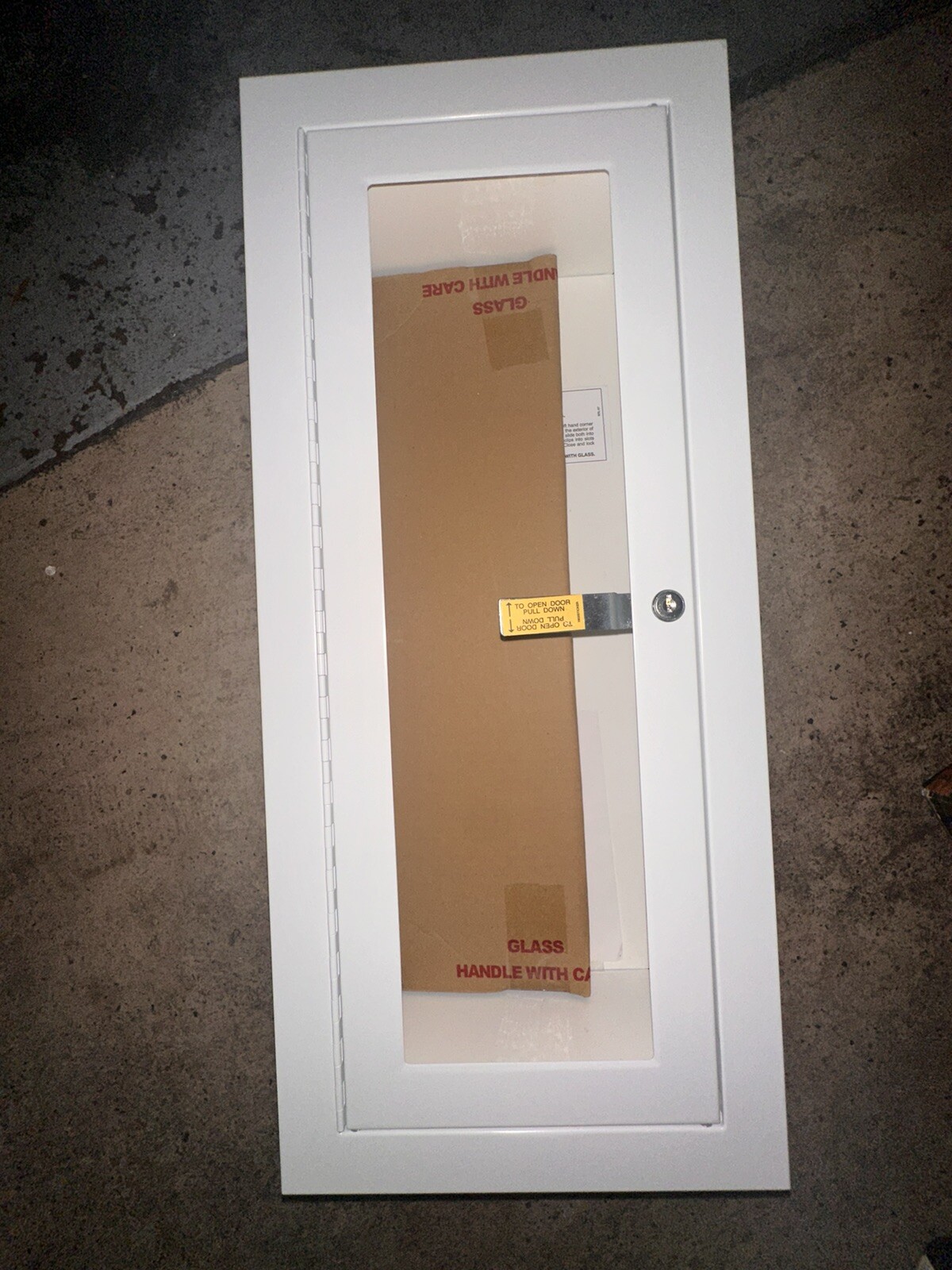 New POTTER ROEMER FIRE PRO 7000 SERIES CABINET STAINLESS STEEL