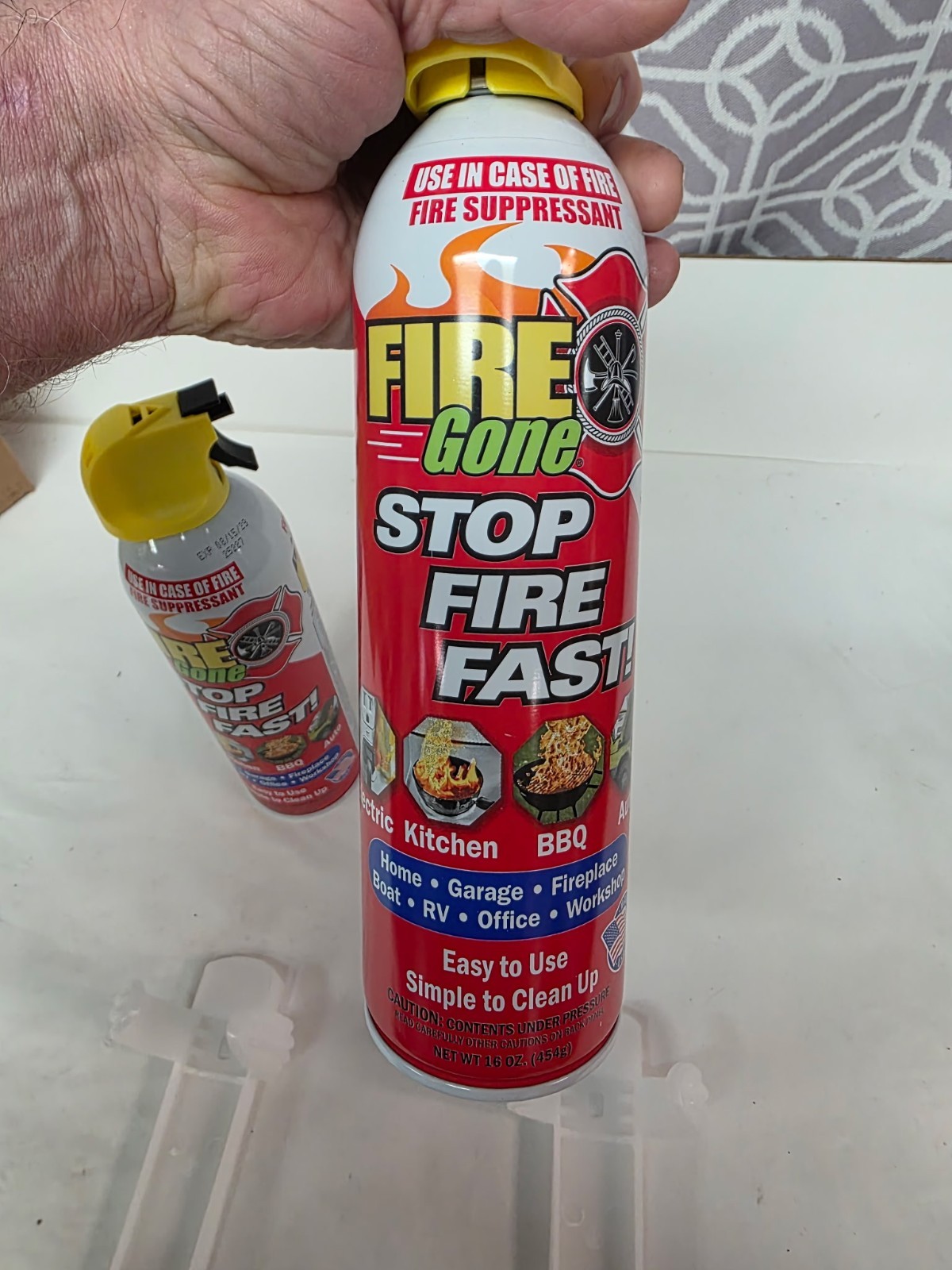 2 Pack Max Pro Fire Gone Suppressant/Extinguisher 16 oz. ea EX 8/15/2029