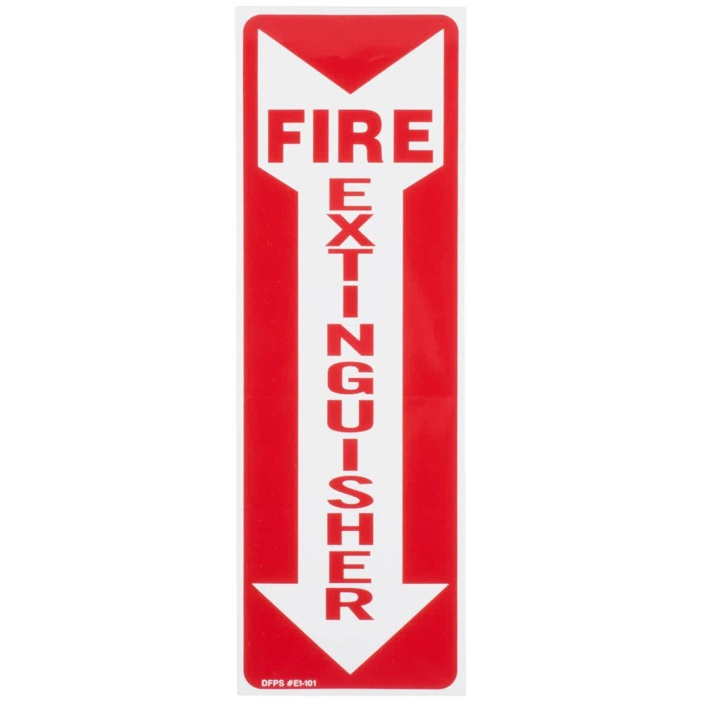 Versatile 3 Pack Fire Extinguisher Signs – Quick Installation, Long-Lasting Use