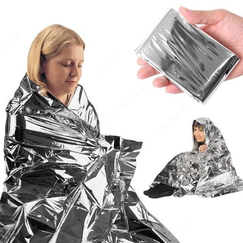 Rescue Blanket Gold & Silver | 11 Units Large Size 82 x 63 in | Emergency The…