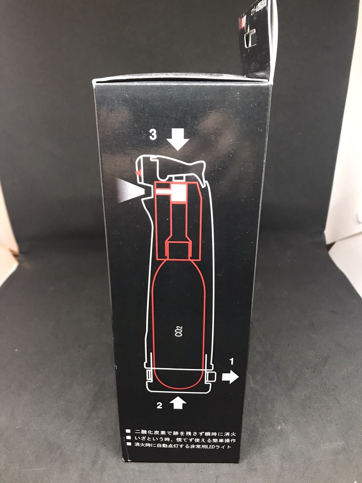 NEW* MINI CO2 Fire Extinguisher JAPAN Import (ABC FIRES) USA SELLER **MUST SEE