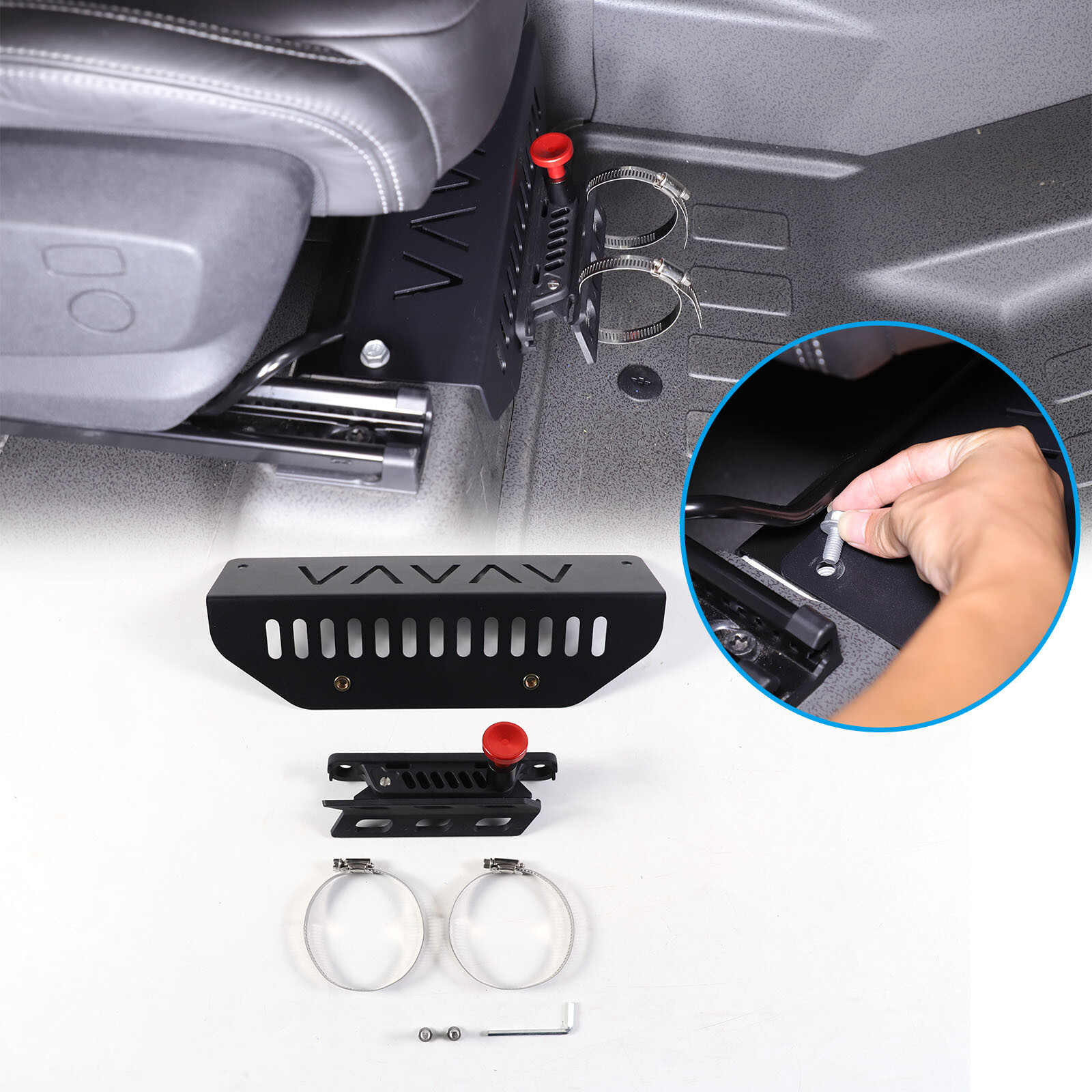 Car Seat Under Fire Extinguisher Holder Bracket For Ineos Grenadier 2020-2025