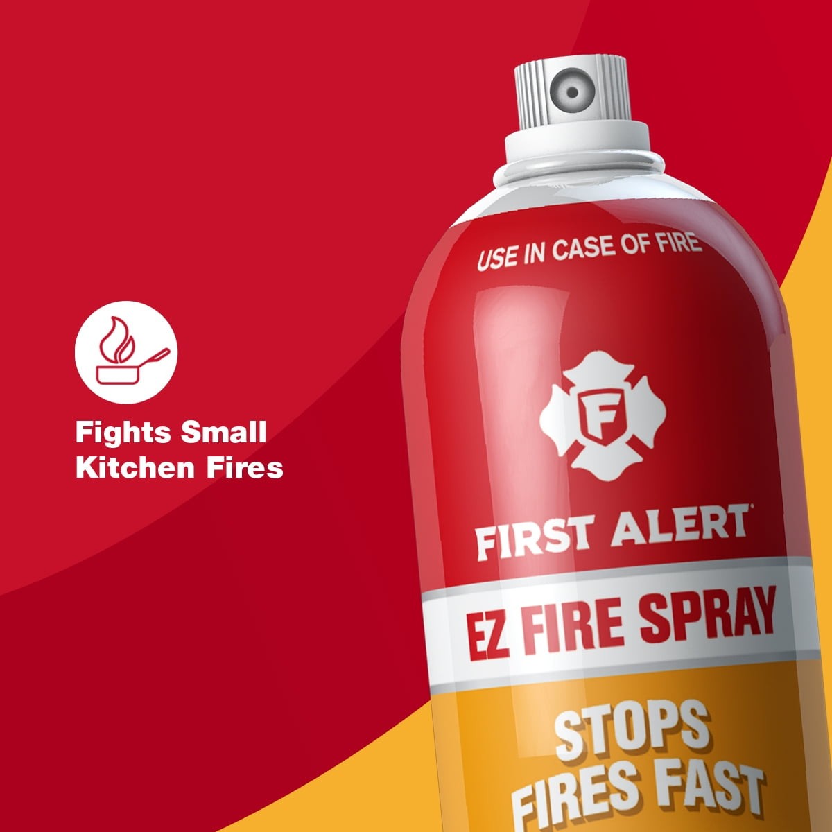 EZ Fire Spray Fire Extinguisher Pack of 4 – 14oz Each, Easy Clean-Up & Safety