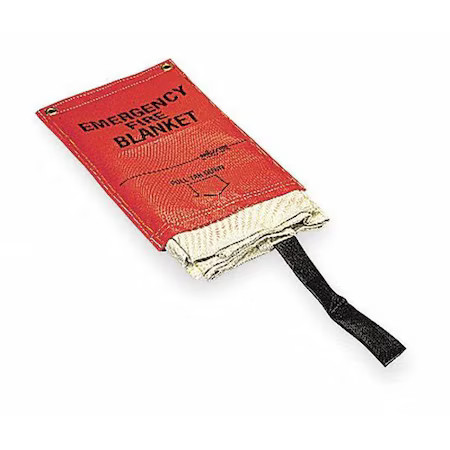 Sellstrom S97450 Fire Blanket And Pouch, Fiberglass