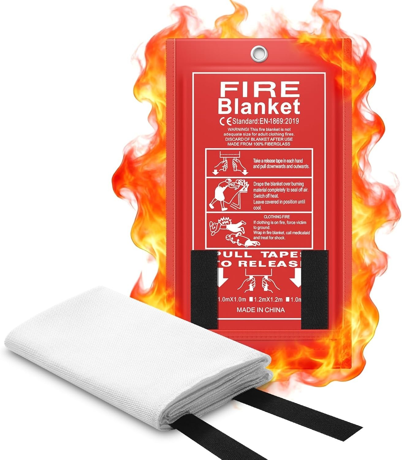 Fire Suppression Blanket for Home Cookouts and Emergencies