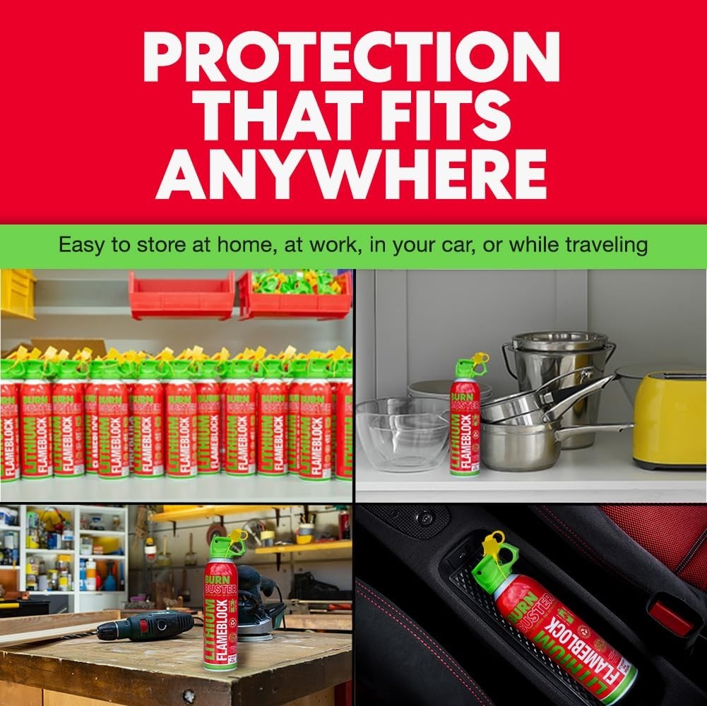 Fire Extinguishing Gel for Battery Fires – Non-Toxic, Eco-Friendly, 14oz Caniste