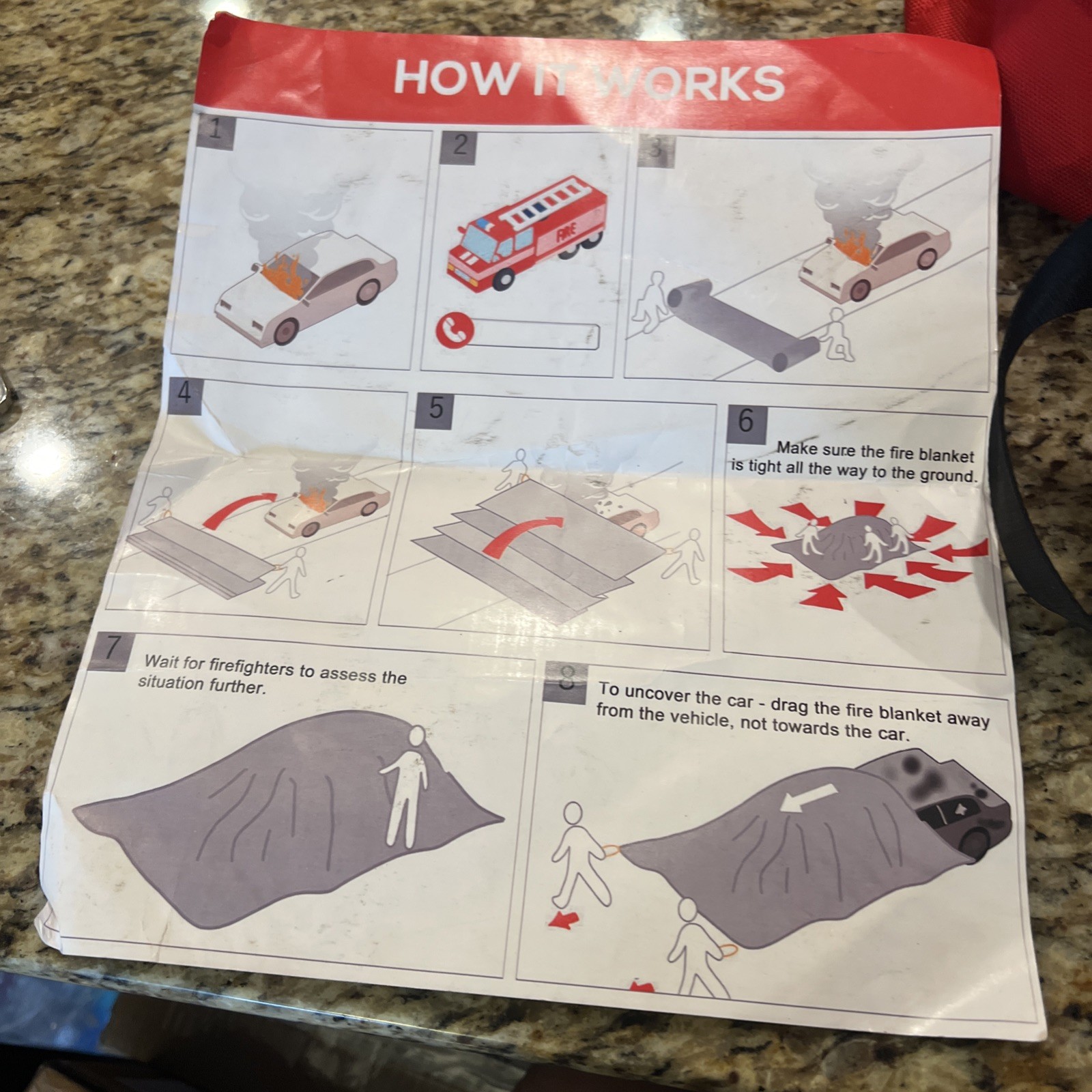 FLASLD CAR FIRE BLANKET 20FT X 30FT – New!
