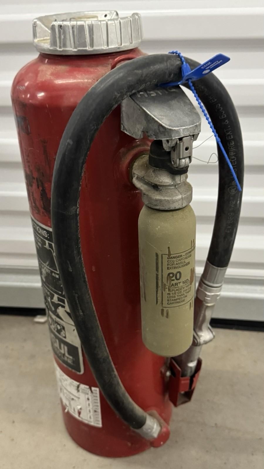 Ansul Red Line 20lb ABC Fire Extinguisher Cartridge Operated 2023 Tag