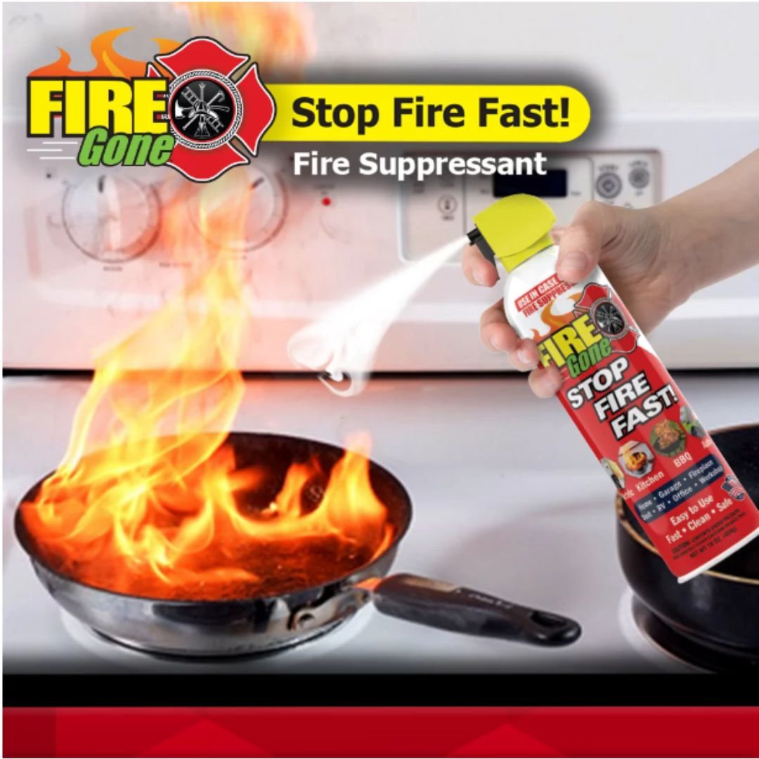 16 Oz. A:B:C Multiple Use Fire Extinguisher Spray Suppressant