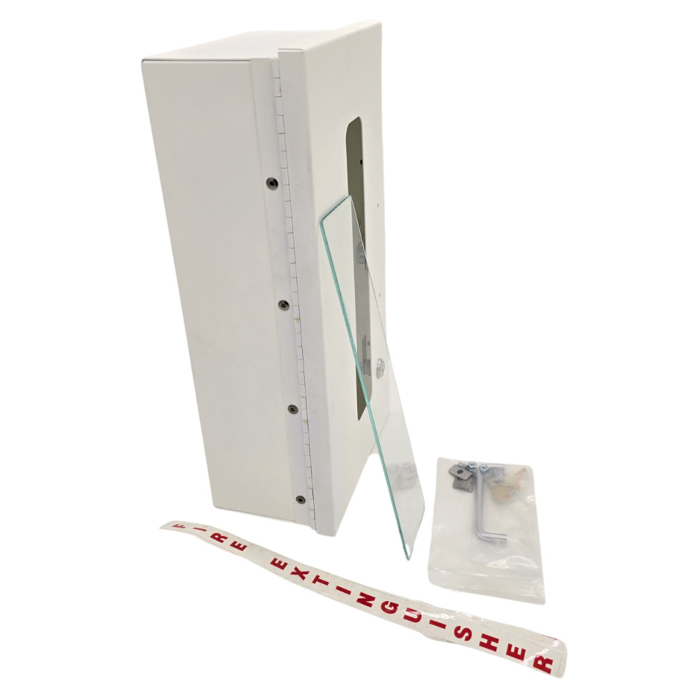 508-EL Surface Mounted 5LB Fire Extinguisher Cabinet w/ Vertical Duo Door
