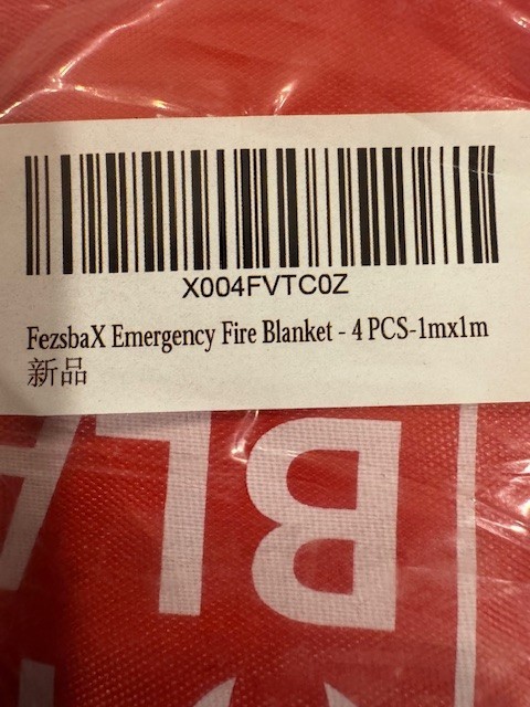 Fire Blanket for Home and Kitchen,40″ x 40″,4 Pack,Emergency Fire Blanket