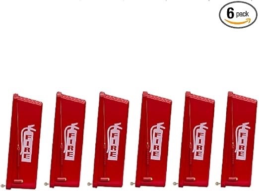 🔥🧯6-pcs NEW 5lb. FIRE EXTINGUISHER CABINET WITH PLEXI GLASS, LOCK & HAMMER🔥🧯