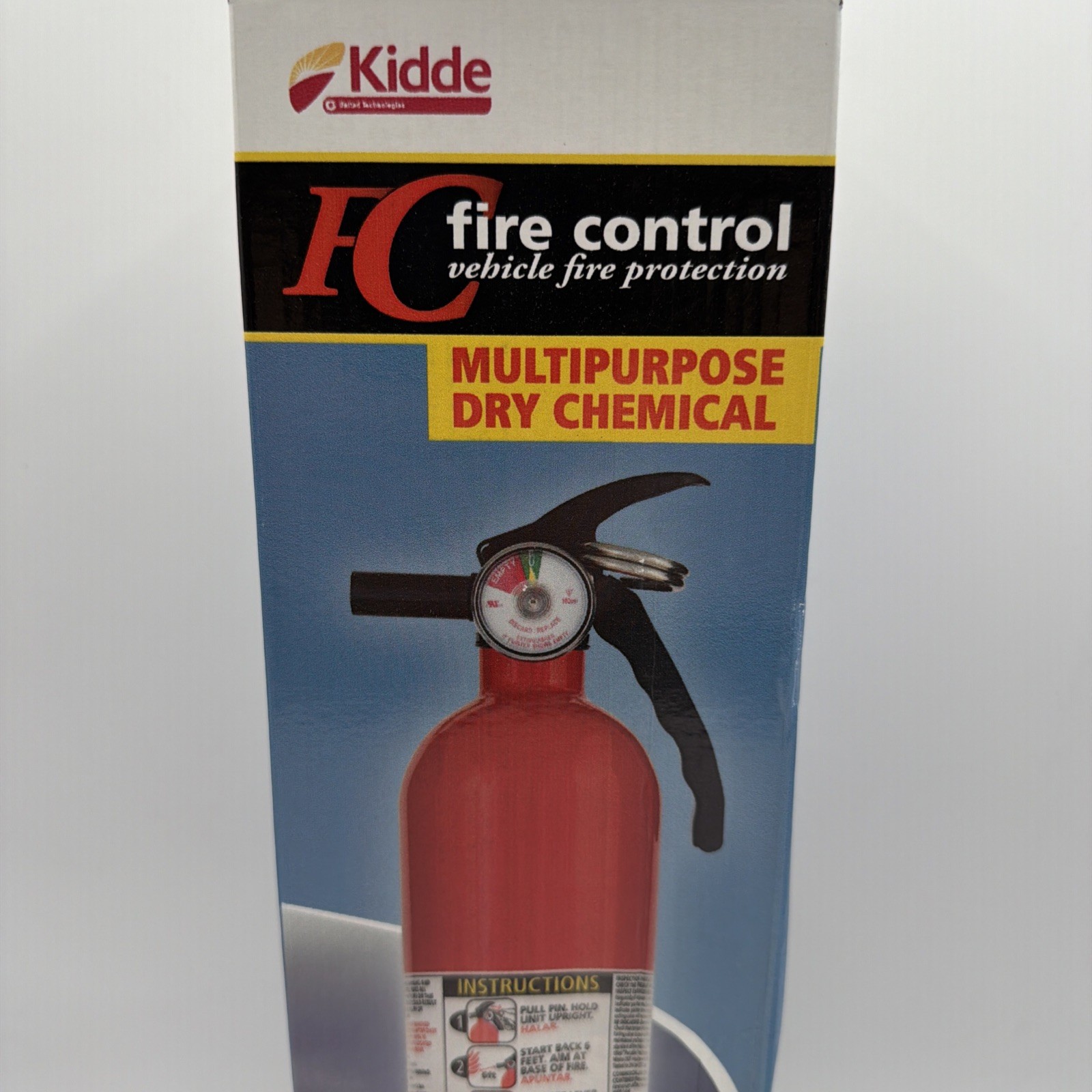 Kidde Class A/B/C Single Use Fire Extinguisher Model# 440162MTL