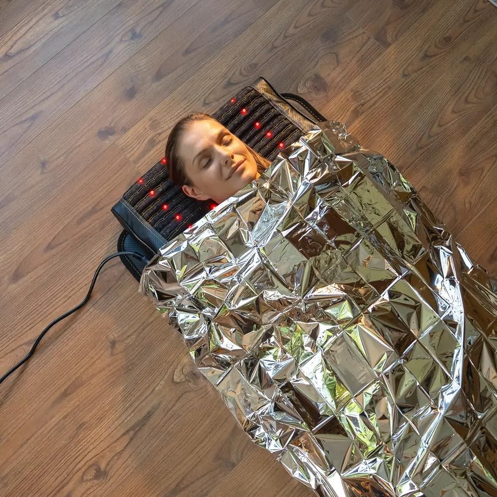 Emergency Mylar Foil Blanket 50-PACK – Extra Large 84″ x 64″ – Thermal Reflec…