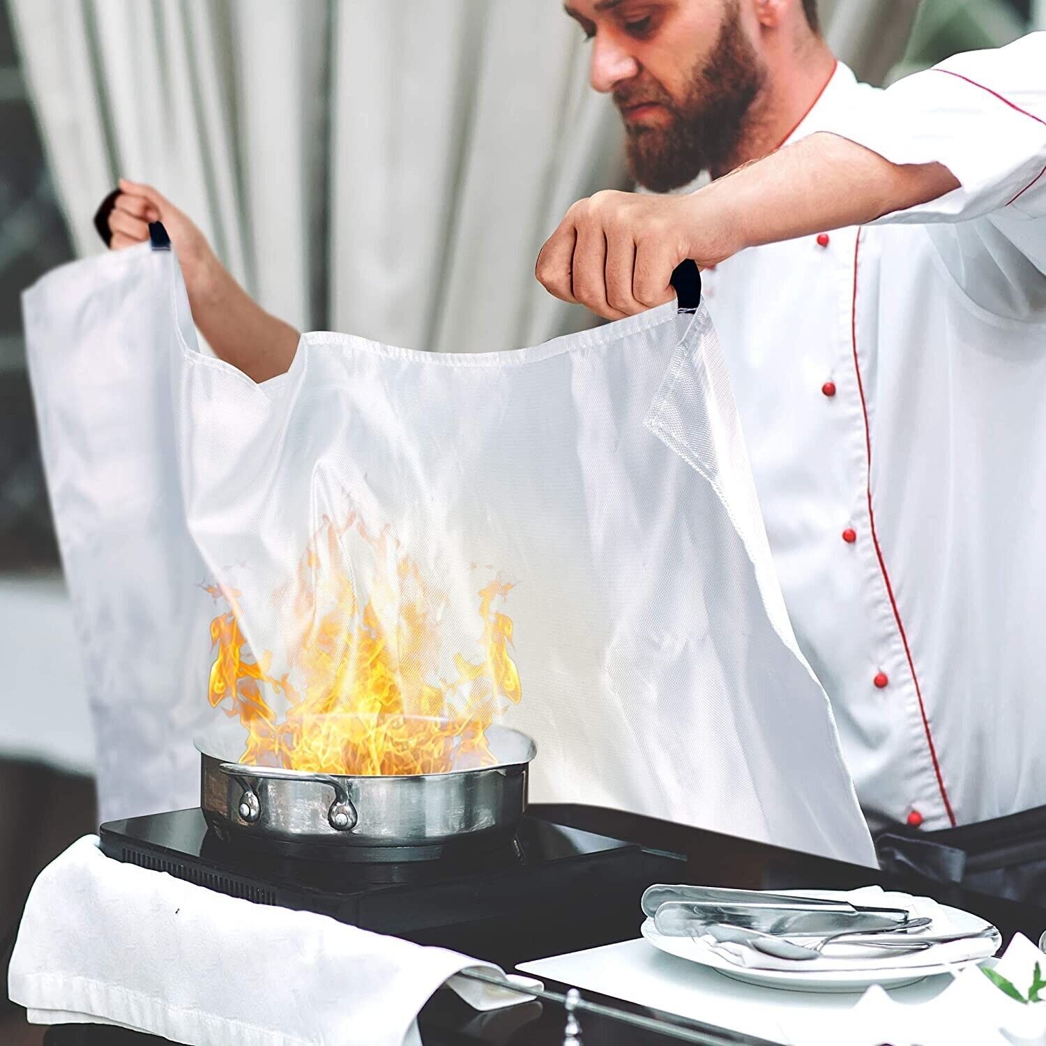 Fire Blanket – X-Large Fiberglass Fire Blanket Fire Kitchen Suppression Blanket