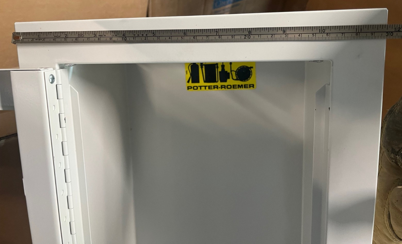 Potter Roemer Fire Extinguisher Cabinet Vertical Recessed
