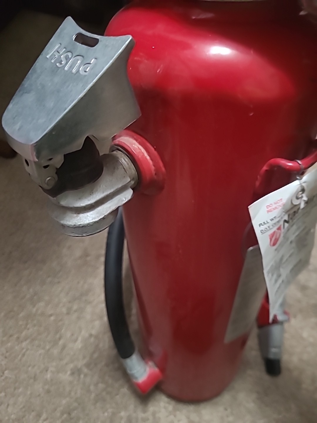 Ansul Red Line BC -20lb I-K-20-G Reg. Dry chem Cart. Op.Fire Extinguisher W/TAG