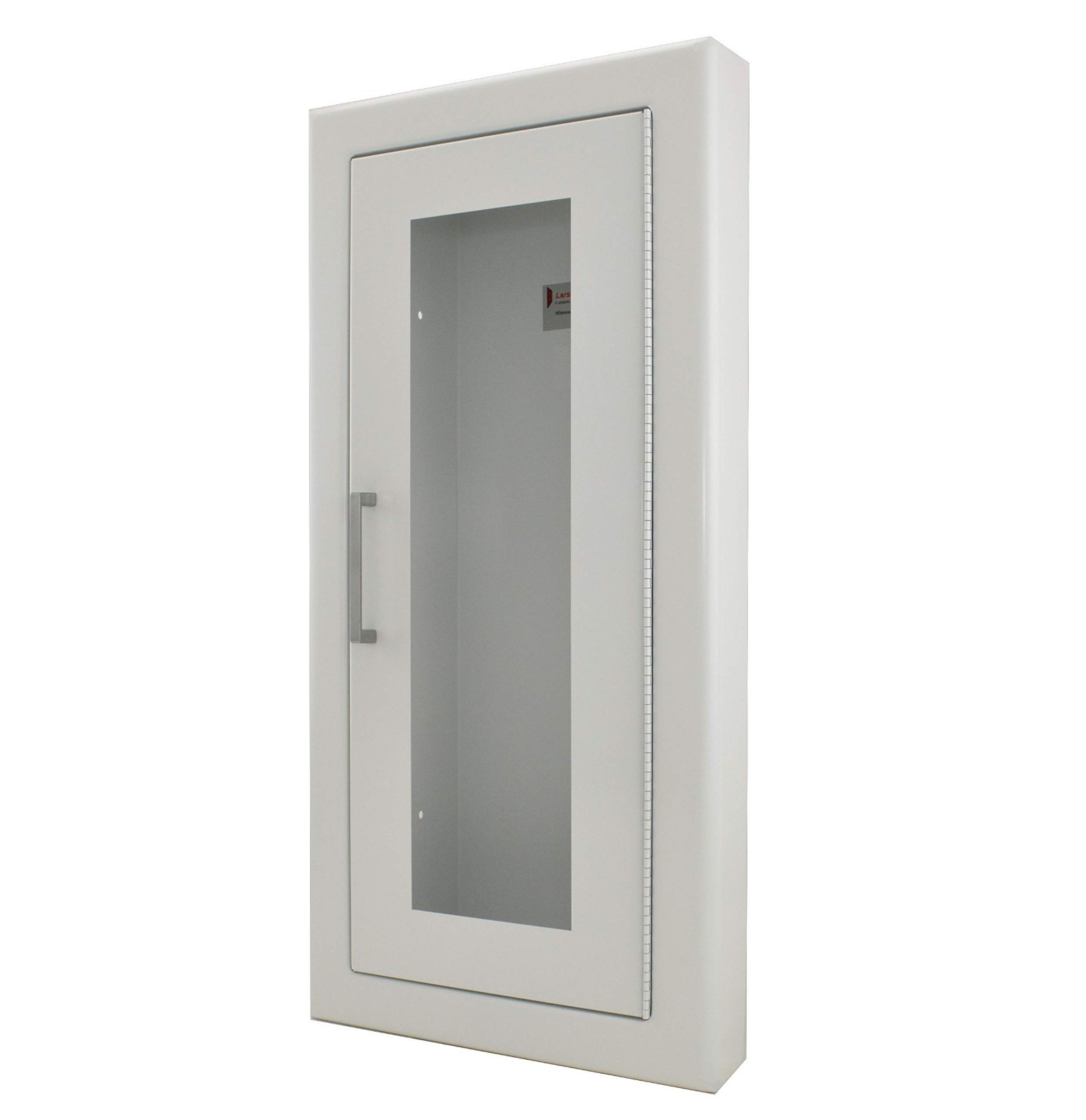 Semi Recessed Fire Extinguisher Cabinet Architectural Style 24096R-FG