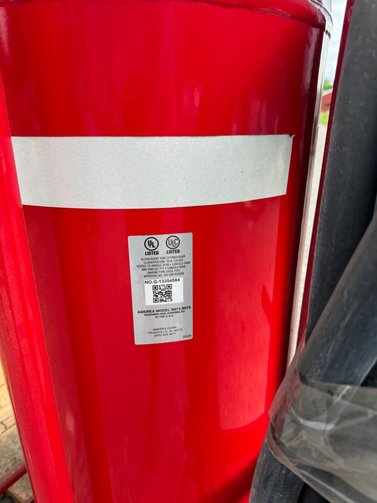 Amerex B674 – 150 LB Halotron Wheeled Fire Extinguisher