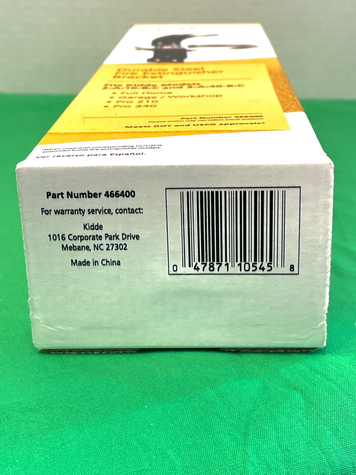 Kidde 21010545 5 lb Multiple Use Fire Extinguisher Retention Bracket SCREWS INCL