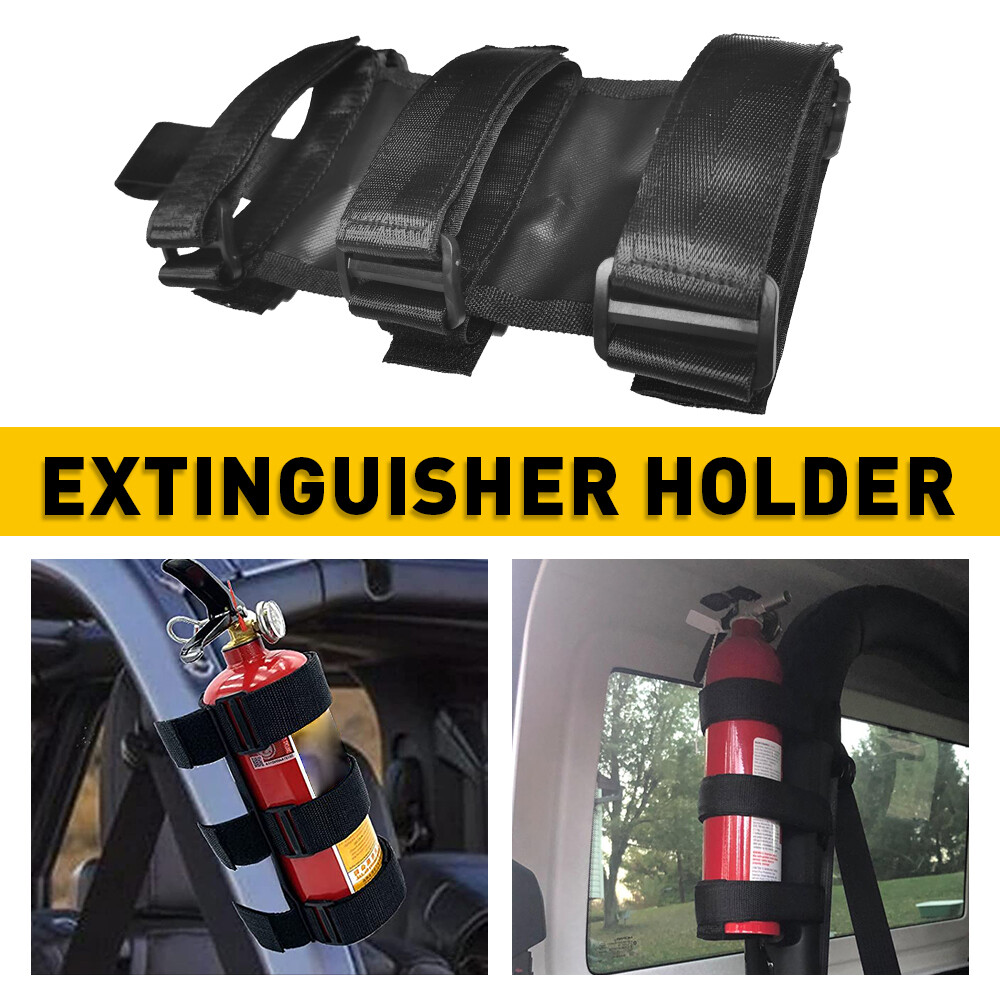 Roll Bar Fire Extinguisher Mount Holder For 1976-2021 Jeep Wrangler LJ YJ CJ USA