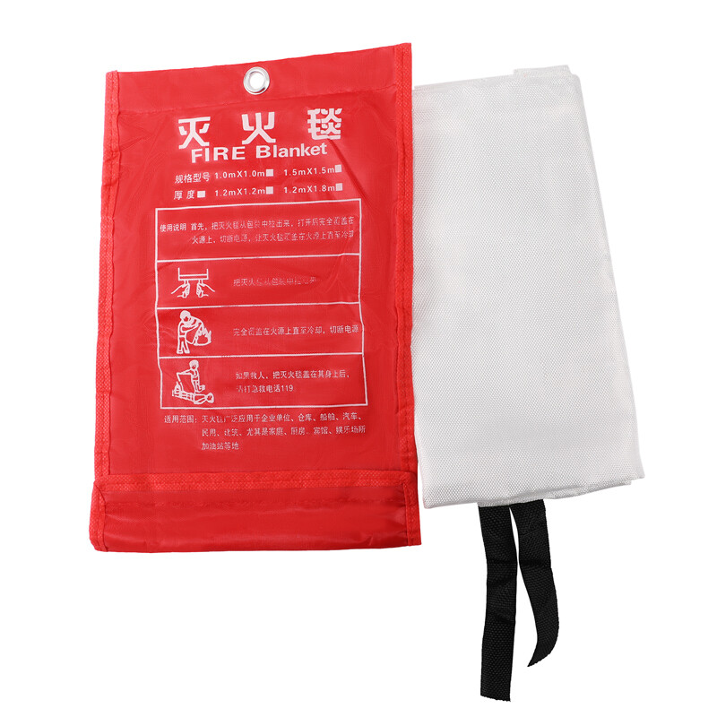 FIRE BLANKET Fiberglass Emergency Home Office Retardant Prepared 59”x59”,LARGE
