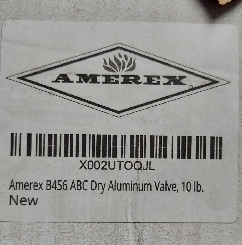Amerex B456 10lbs ABC Dry Chemical Fire Extinguisher, Empty