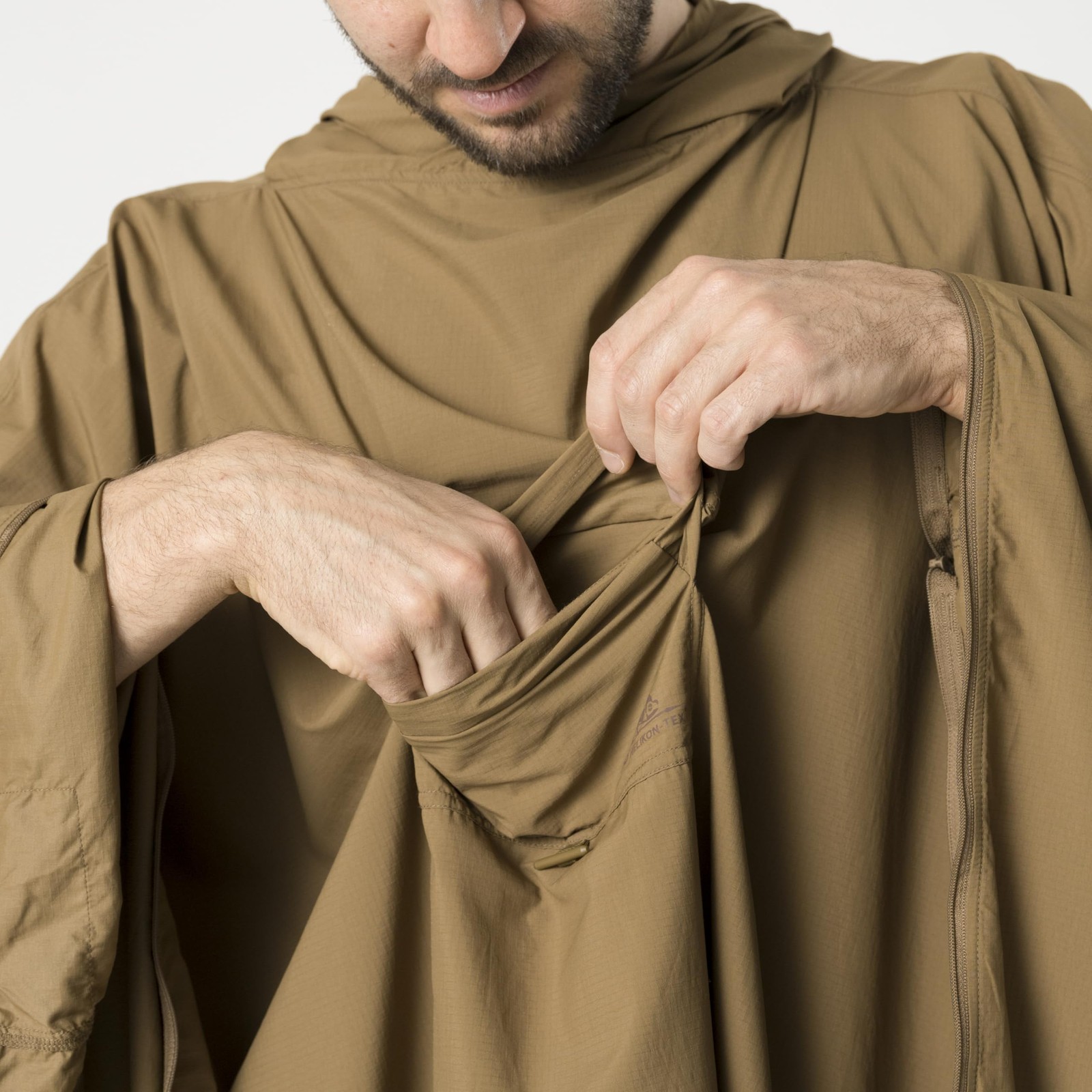 Helikon-Tex Swagman Tactical Versatile Poncho & Scarf – Blaze Orange