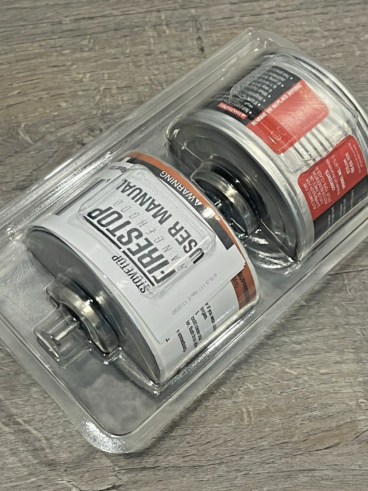 NEW – StoveTop FireStop 675-3D RangeHood Fire Suppressor 2 Pack – April 2031