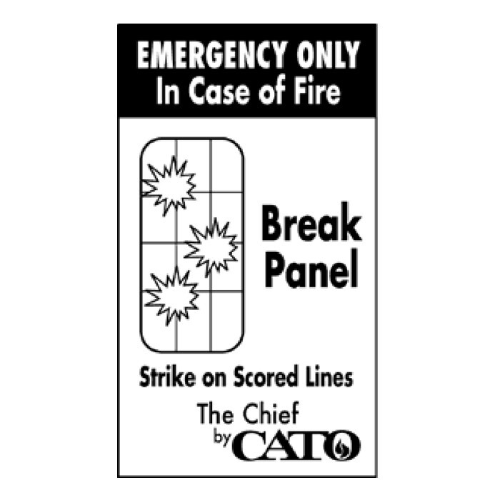 CATO 105-20 RRC RED PLASTIC FIRE EXTINGUISHER CABINET 20 LB BRAND NEW