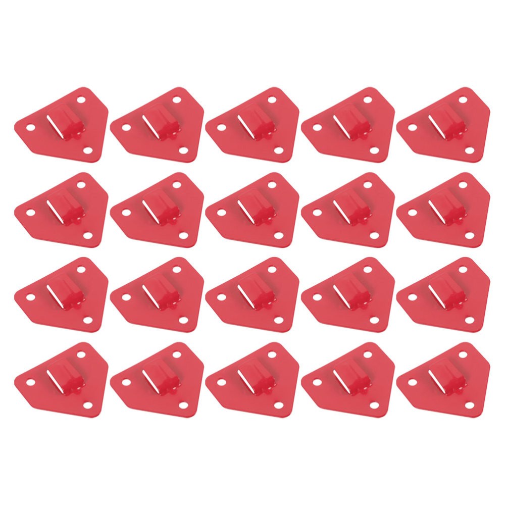20 Pcs Fire Extinguisher Wall Mount Hook For Office Industrial Use Red