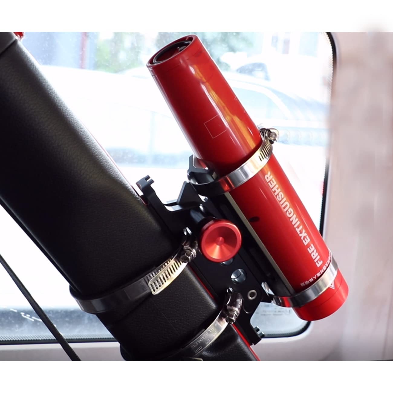 Universal Quick Release Roll Bar Fire Extinguisher Mount Holder Mount Compatible