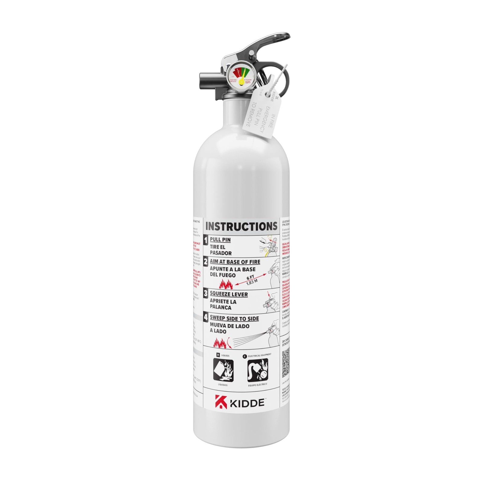 Kidde Mariner PWC Fire Extinguisher for Jet Skis 5 B C KD57W 5BC Coast Guard