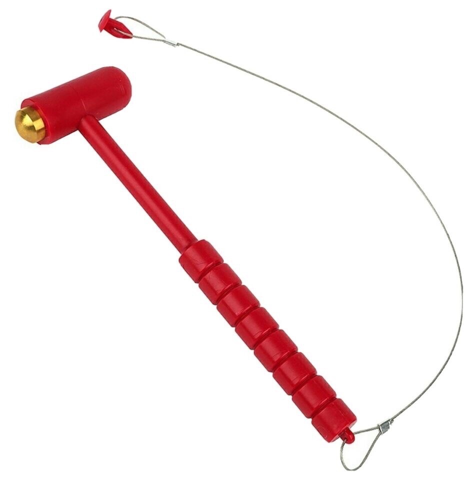 🔥🧯2-FIRE EXTINGUISHER CABINET GLASS BREAKER BARS (HAMMER STYLE) RED- NEW.🔥🧯