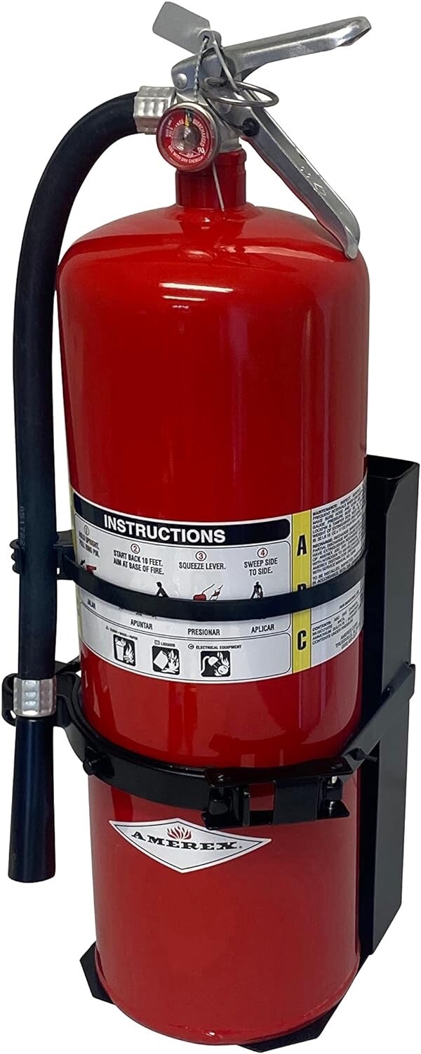 🔥🧯ONE-WATER FIRE EXTINGUISHER/20lb. AMEREX H.D. VEHICLE BRACKET..NEW FREE SHIP
